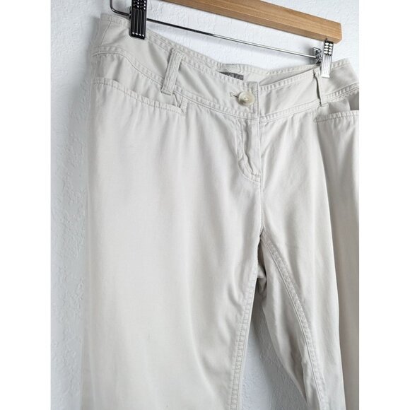 J. Jill Womens Straight Leg Khaki Pants Stretch Size 2 Petite Tan - Picture 2 of 11